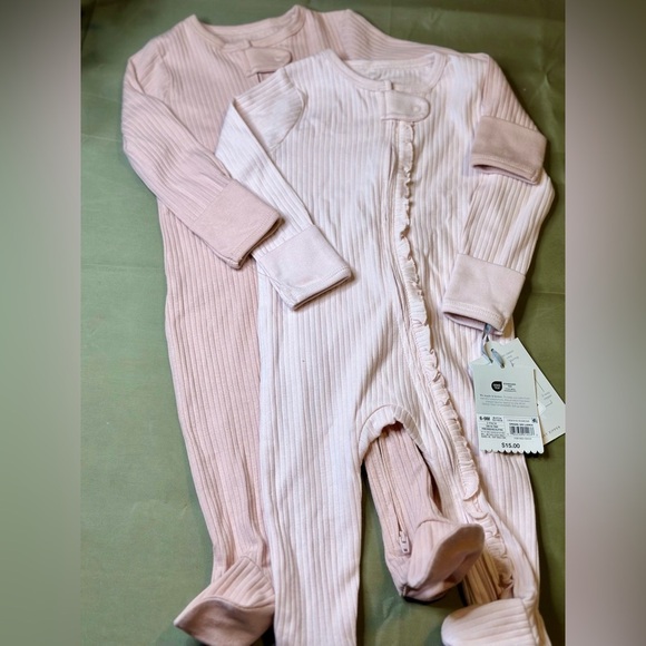 Other - Pink Ribbed Kids One Piece